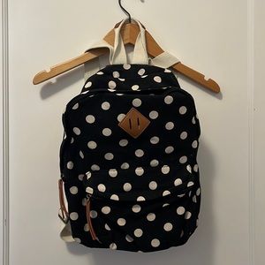 Polka dot back pack great for kids or teens too! Very light.